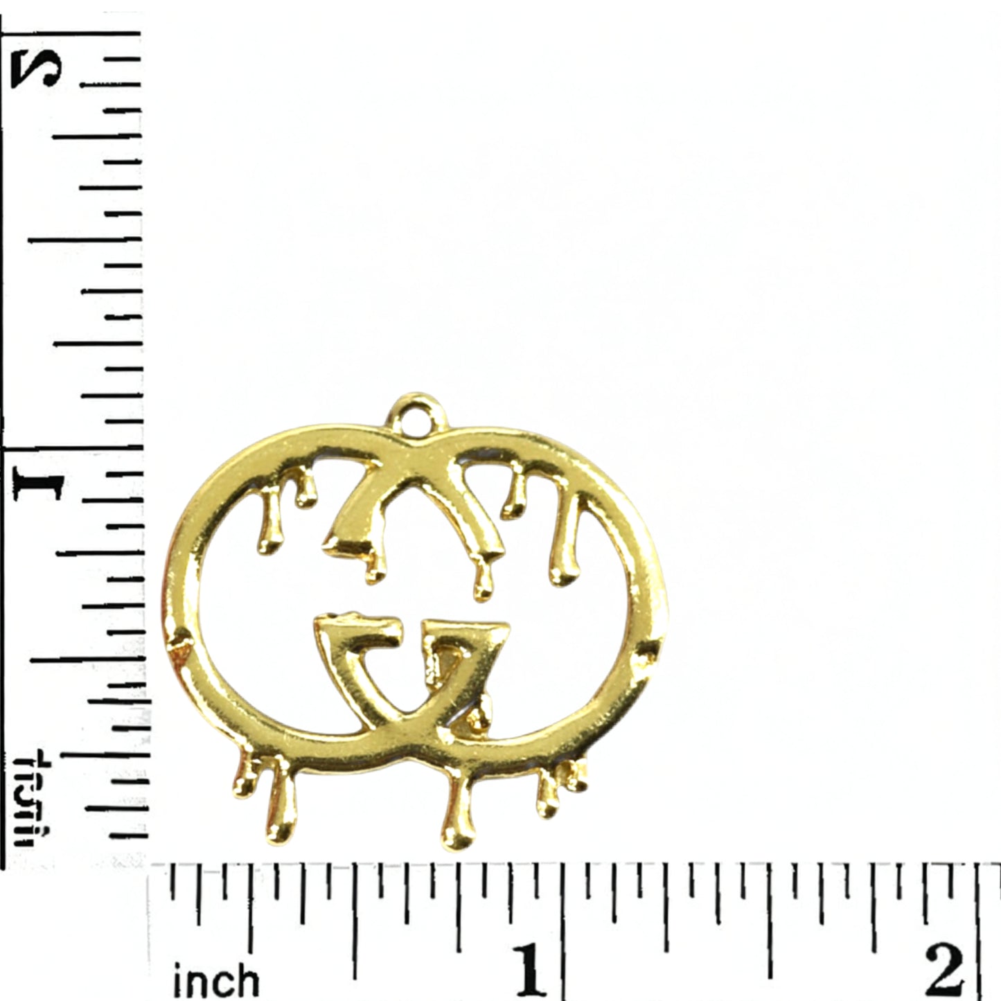 Large Gold Drip Charm