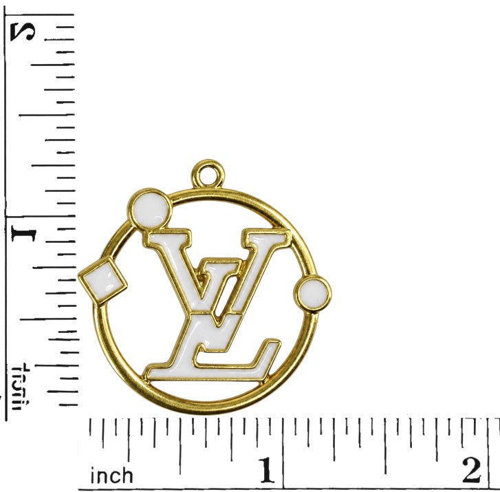 White & Gold Charm