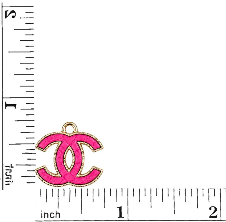 Leather Gold Tone Charms