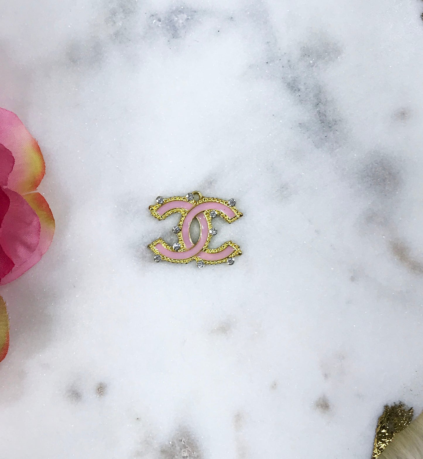 Large Colored Enamel & Rhinestone Charms