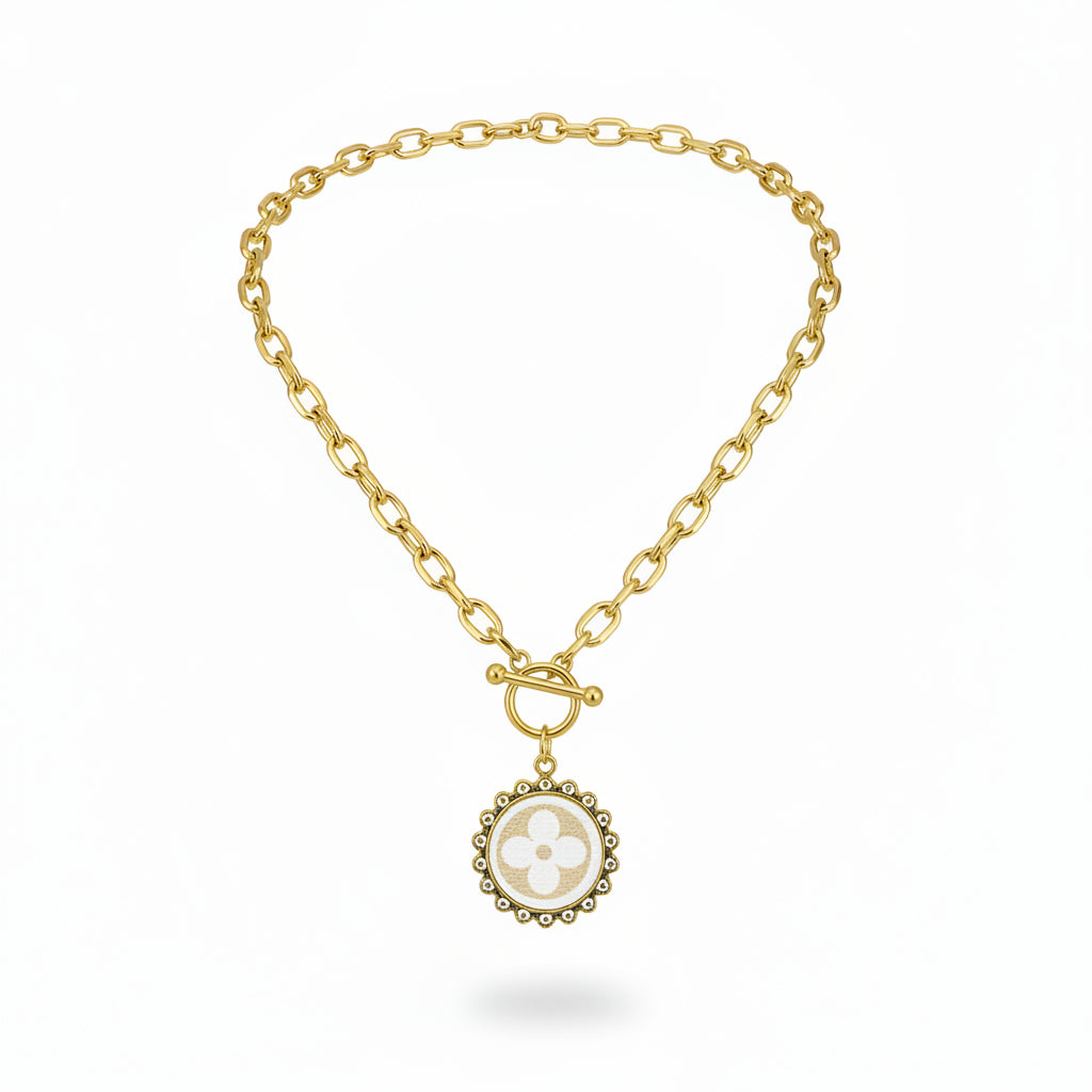 Ivory Bloom Toggle Necklace