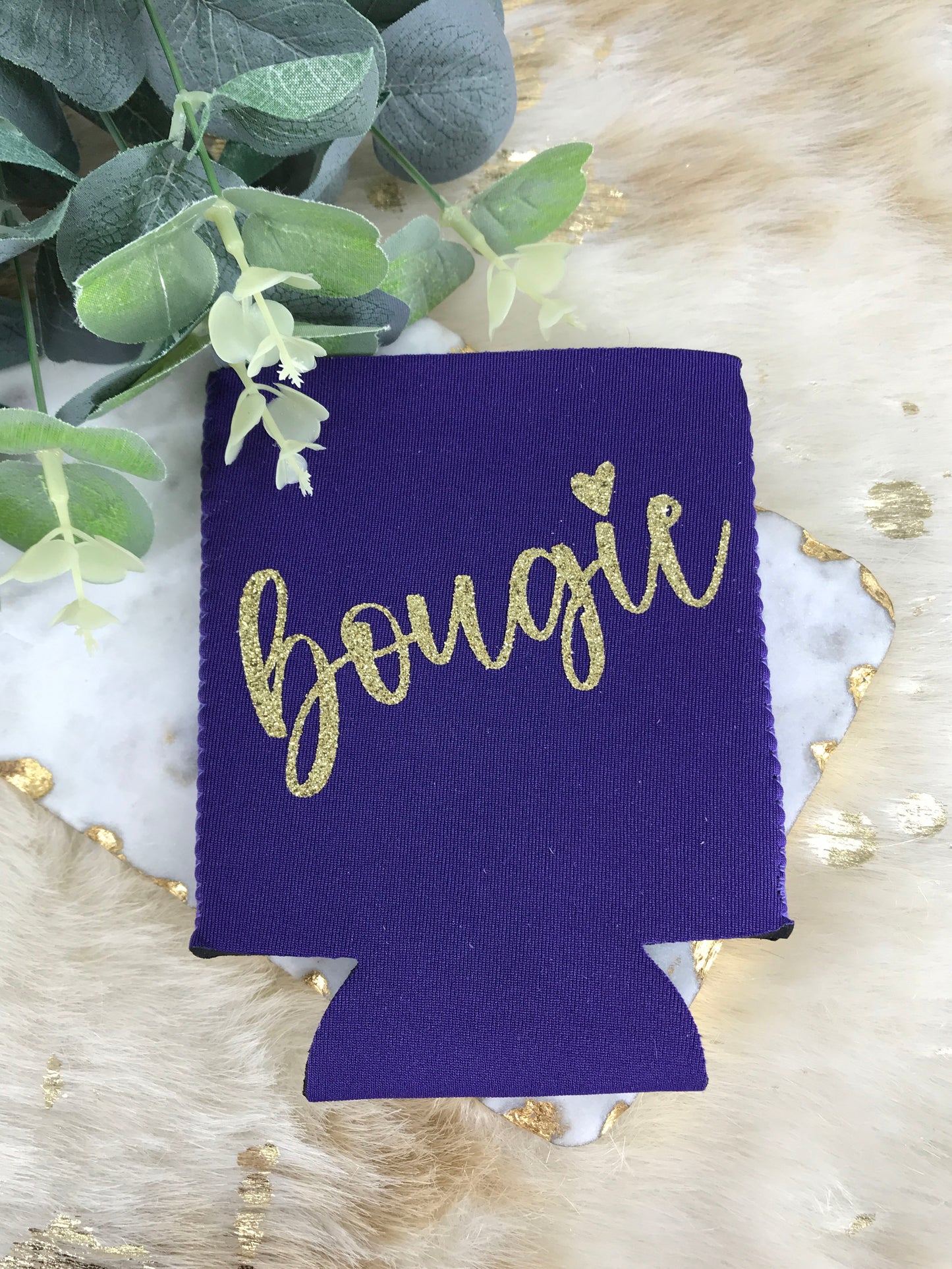 Purple "Bougie" Koozie - KZ101