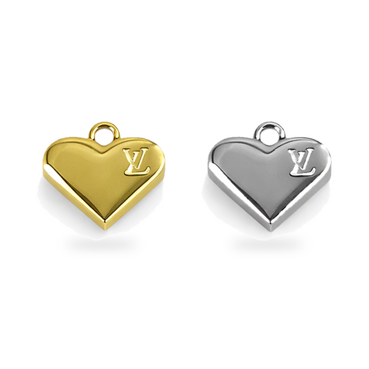 Small Engraved Heart Charms