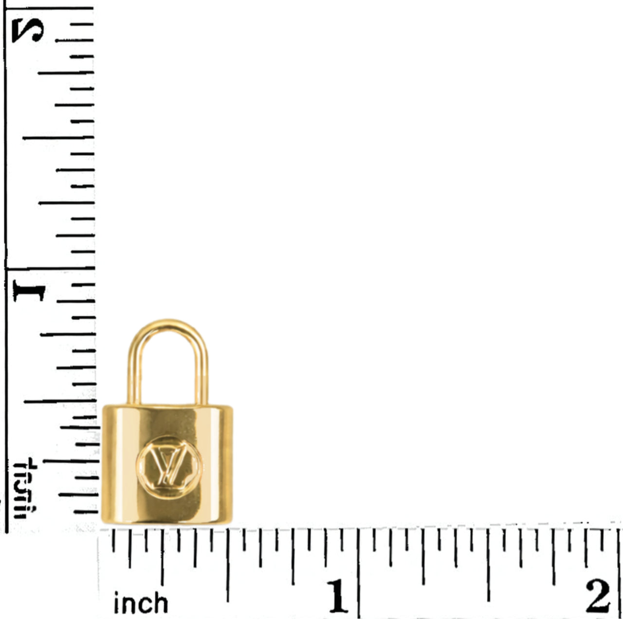 Engraved Double Sided Lock Charm