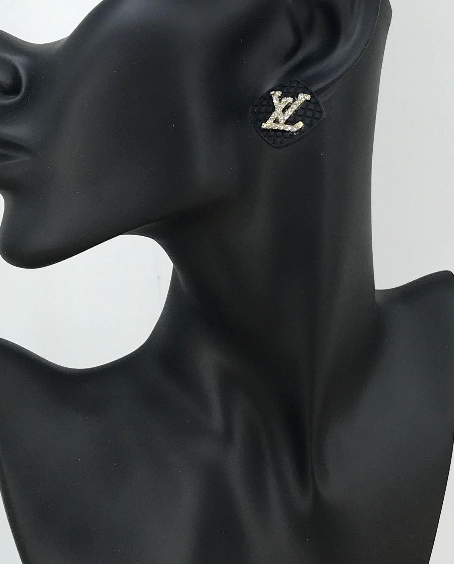Midnight Spark Logo Stud Earrings