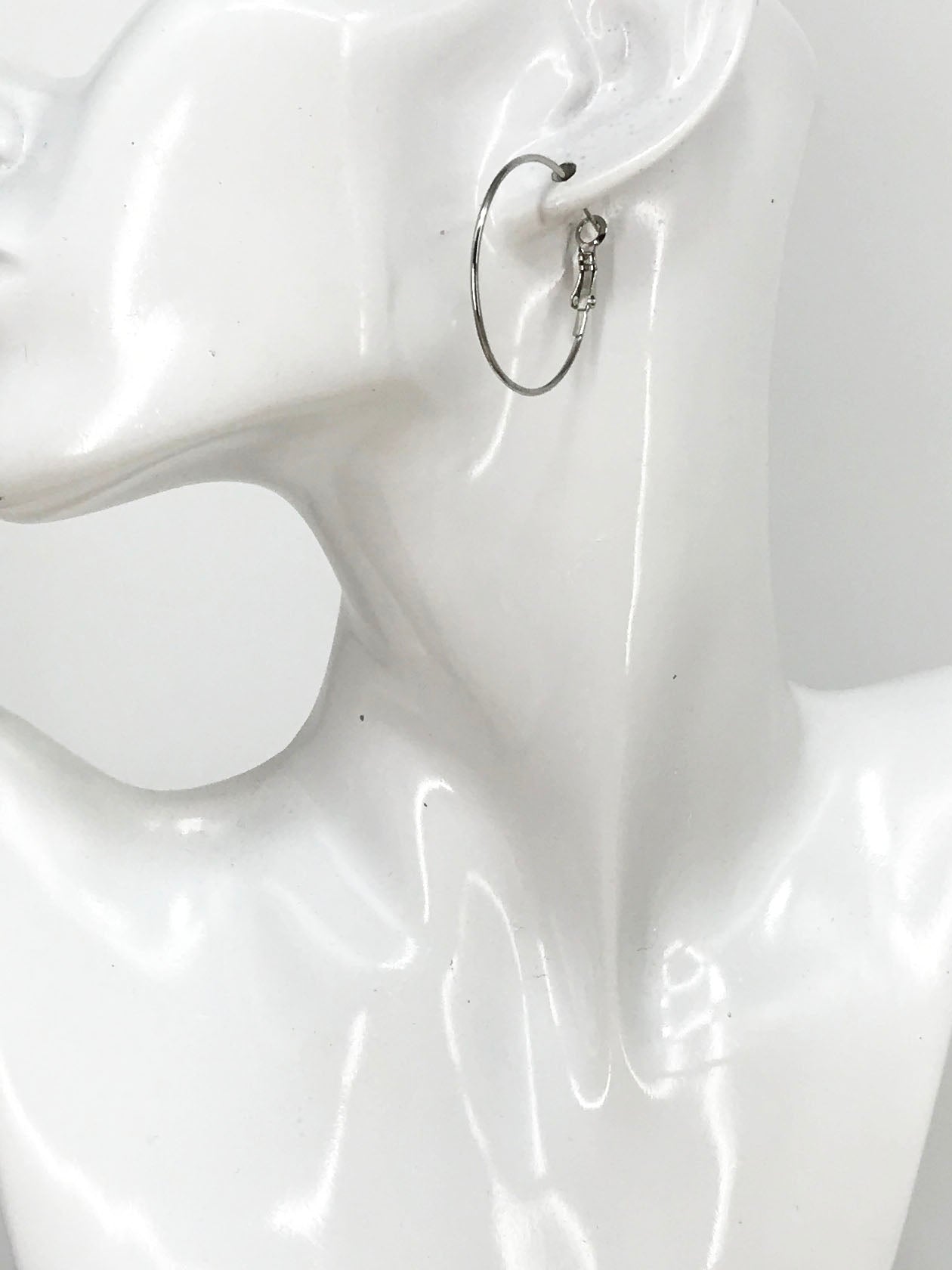 1" Thin Hoop Earrings