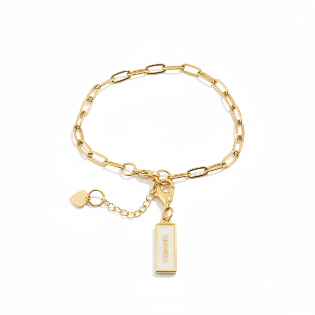 Chic Charm Paperclip Chain Bracelet