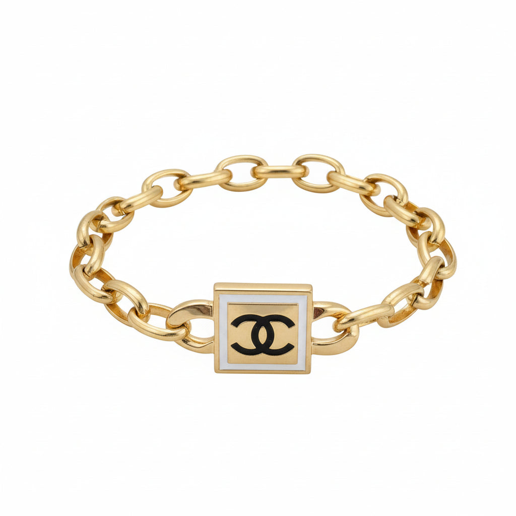 Everyday Glam Gold Adjustable Hinge Clasp Bracelet