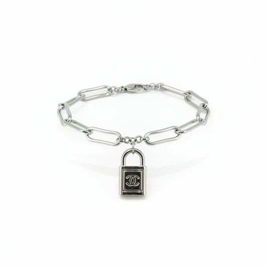 Iconic Lock Adjustable Charm Bracelet