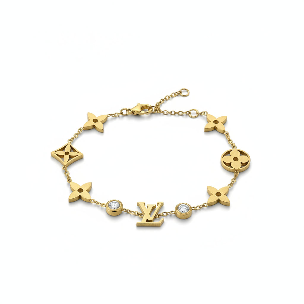 LV Stainless Steel Bracelet