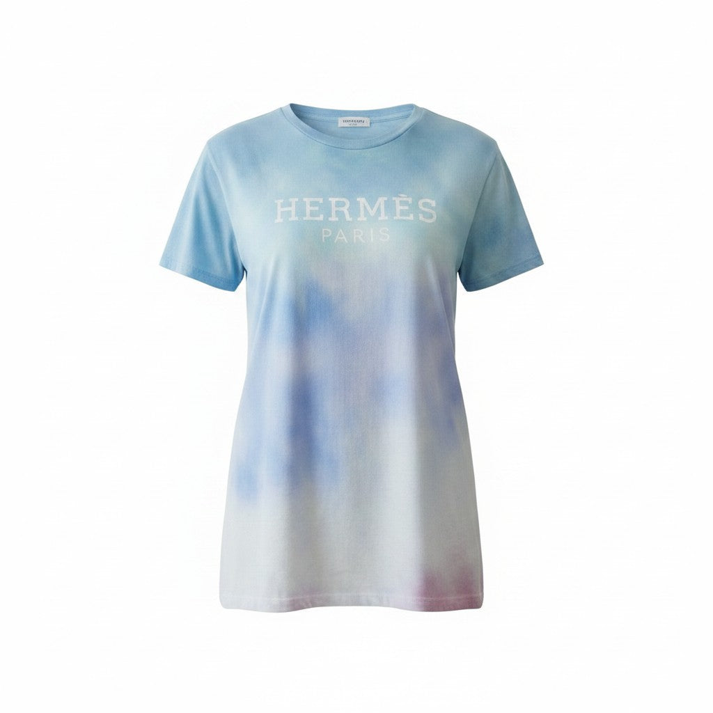 Pastel Tie-Dye Luxe Logo Tee