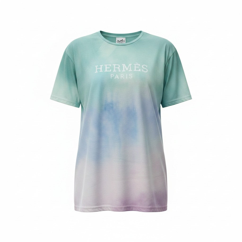 Pastel Tie-Dye Luxe Logo Tee