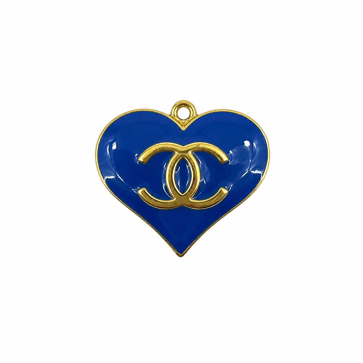 Large Gold Tone Heart Charms