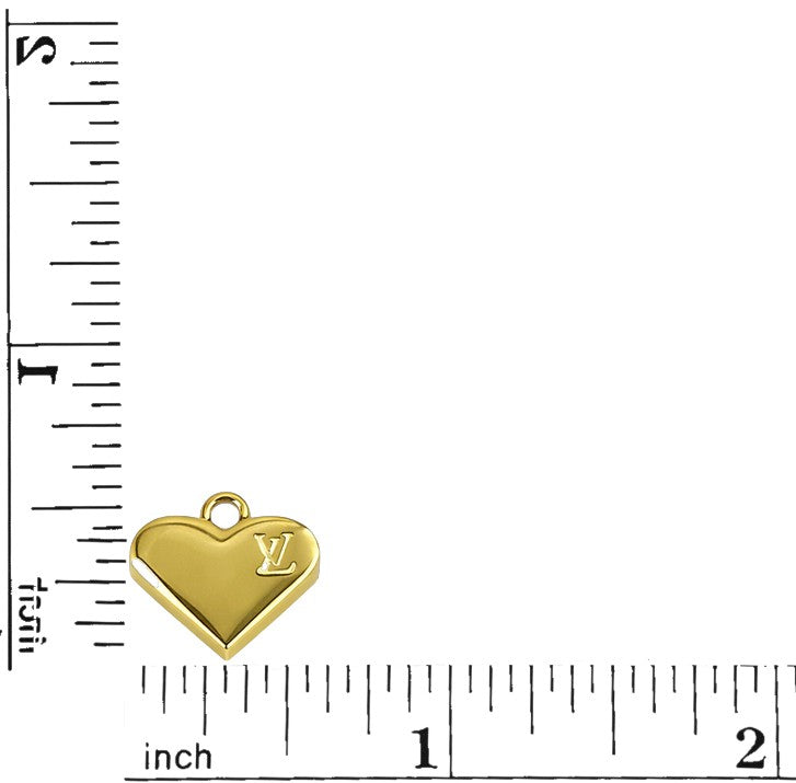 Small Engraved Heart Charms