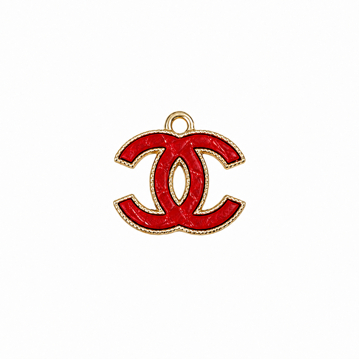 Leather Gold Tone Charms