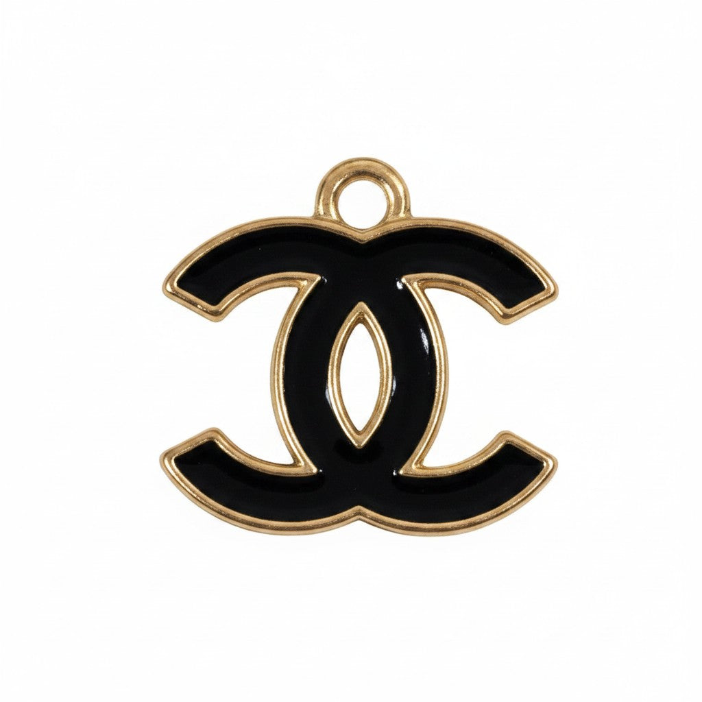 Gold Tone Double Sided Colored Charms