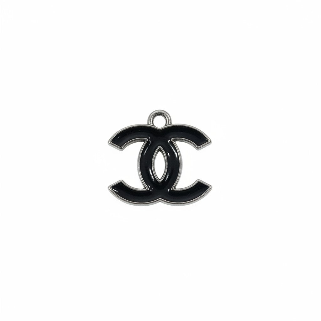 Silver Tone Double Sided Colored Charms