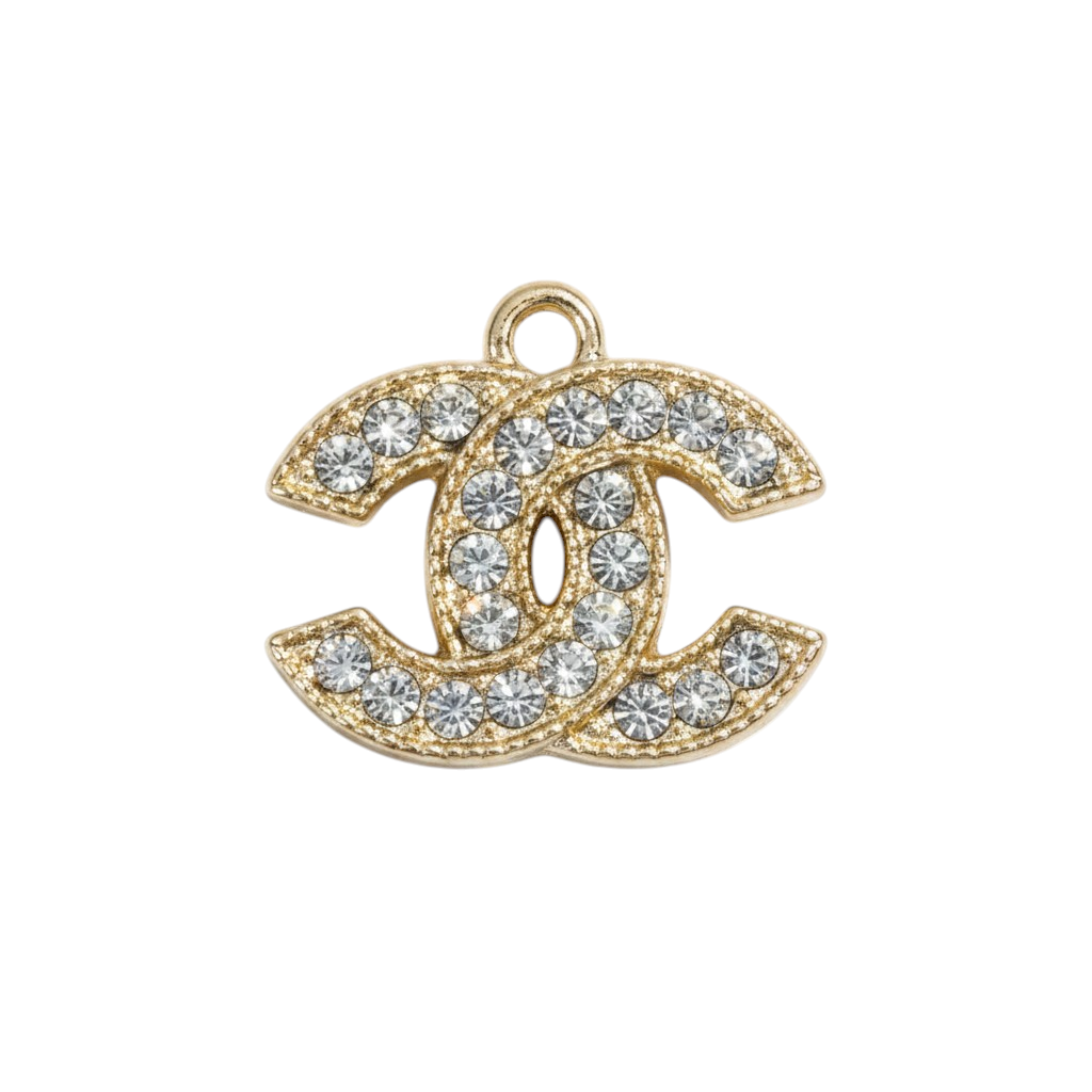 Gold Tone Rhinestone Charms