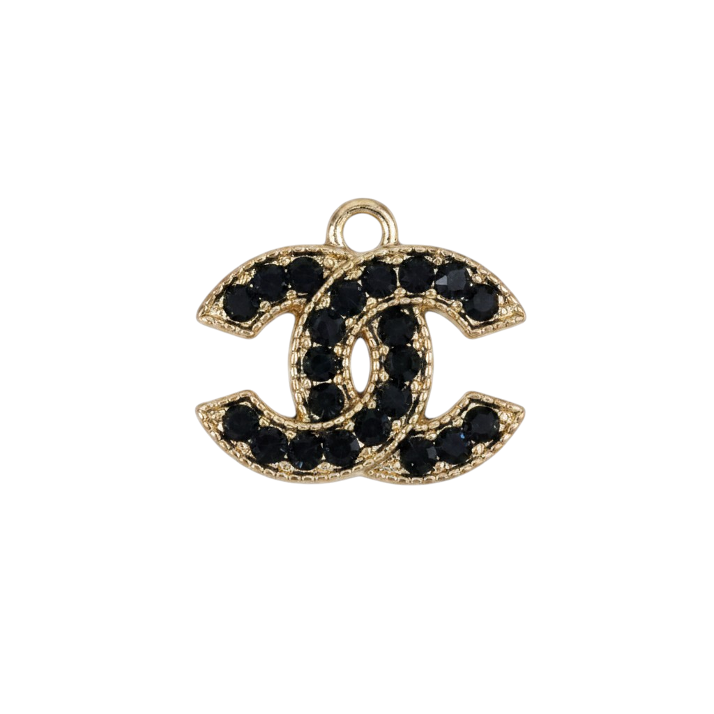 Gold Tone Rhinestone Charms