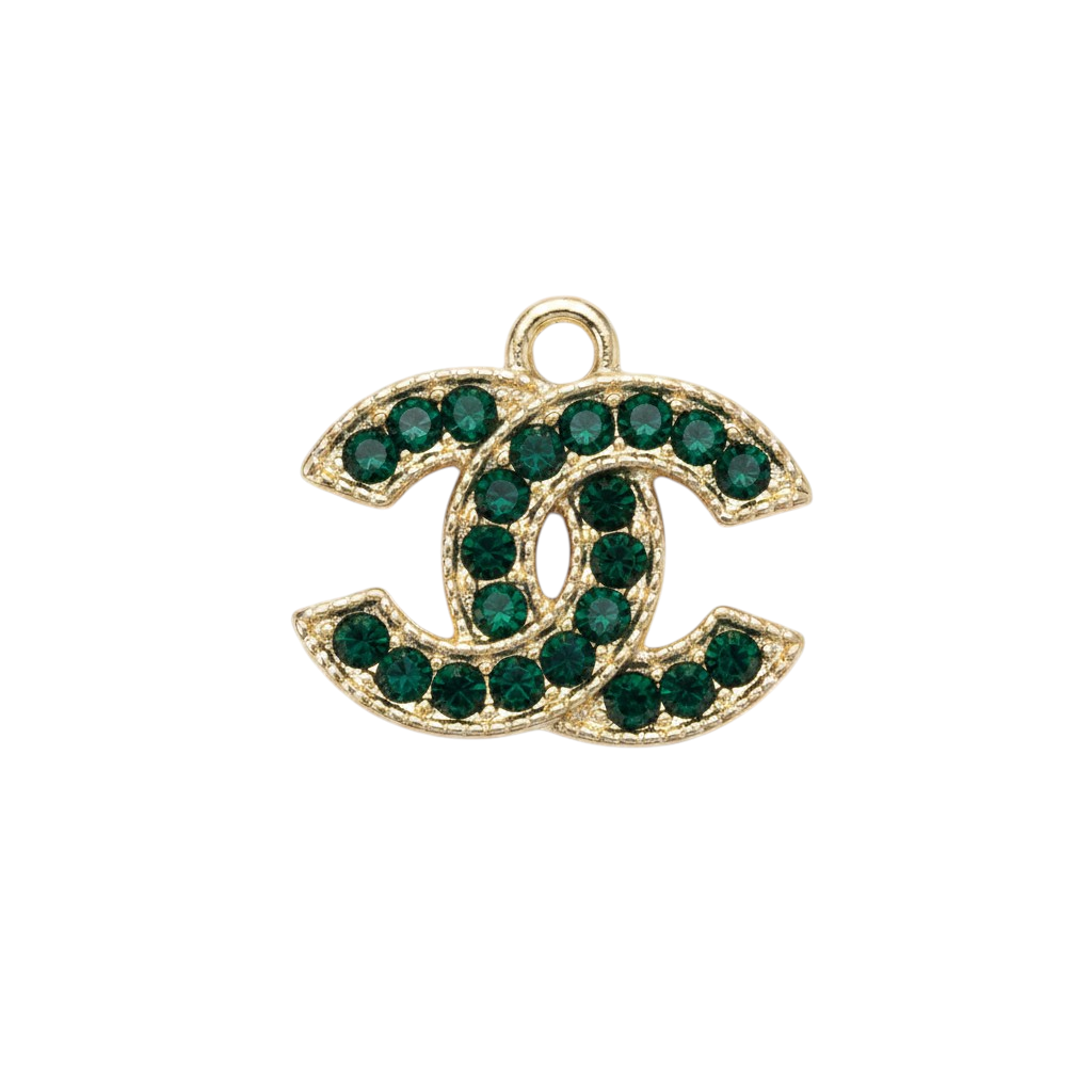Gold Tone Rhinestone Charms