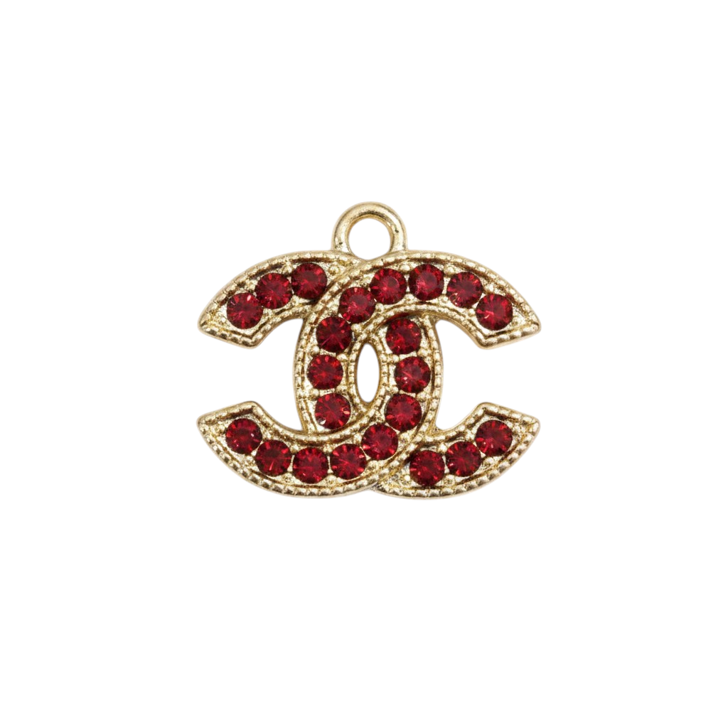 Gold Tone Rhinestone Charms