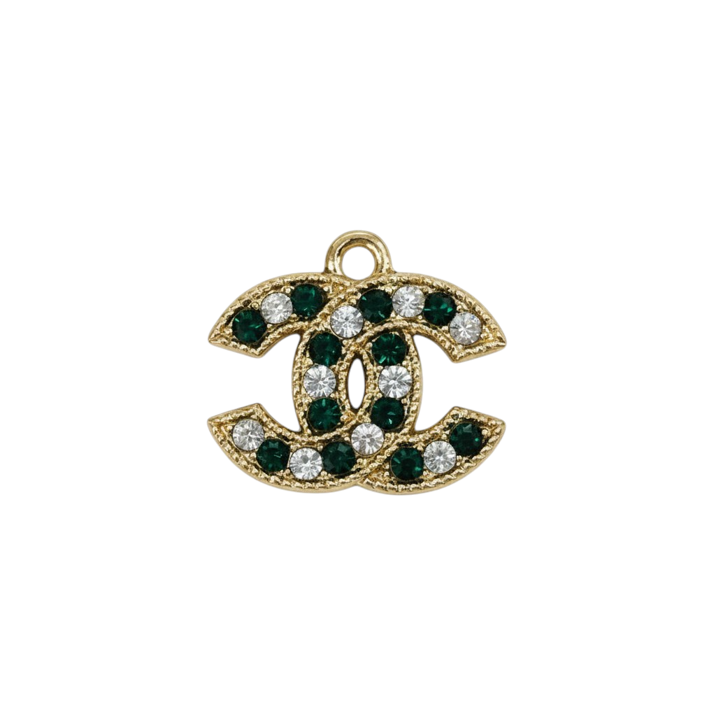 Gold Tone Rhinestone Charms