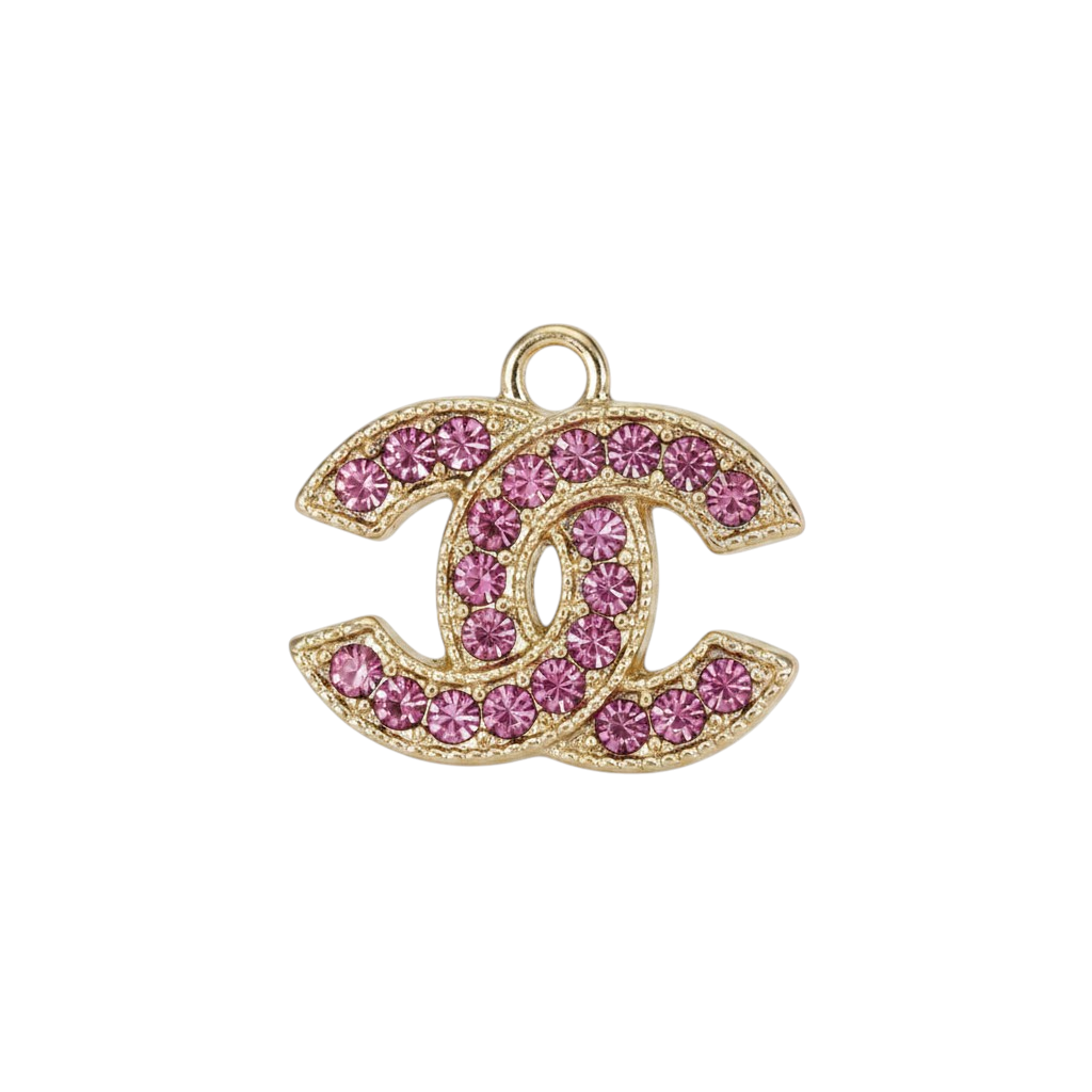 Gold Tone Rhinestone Charms
