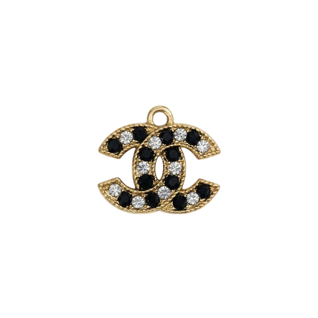 Gold Tone Rhinestone Charms