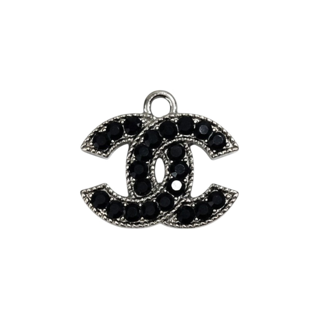 Silver Tone Rhinestone Charms