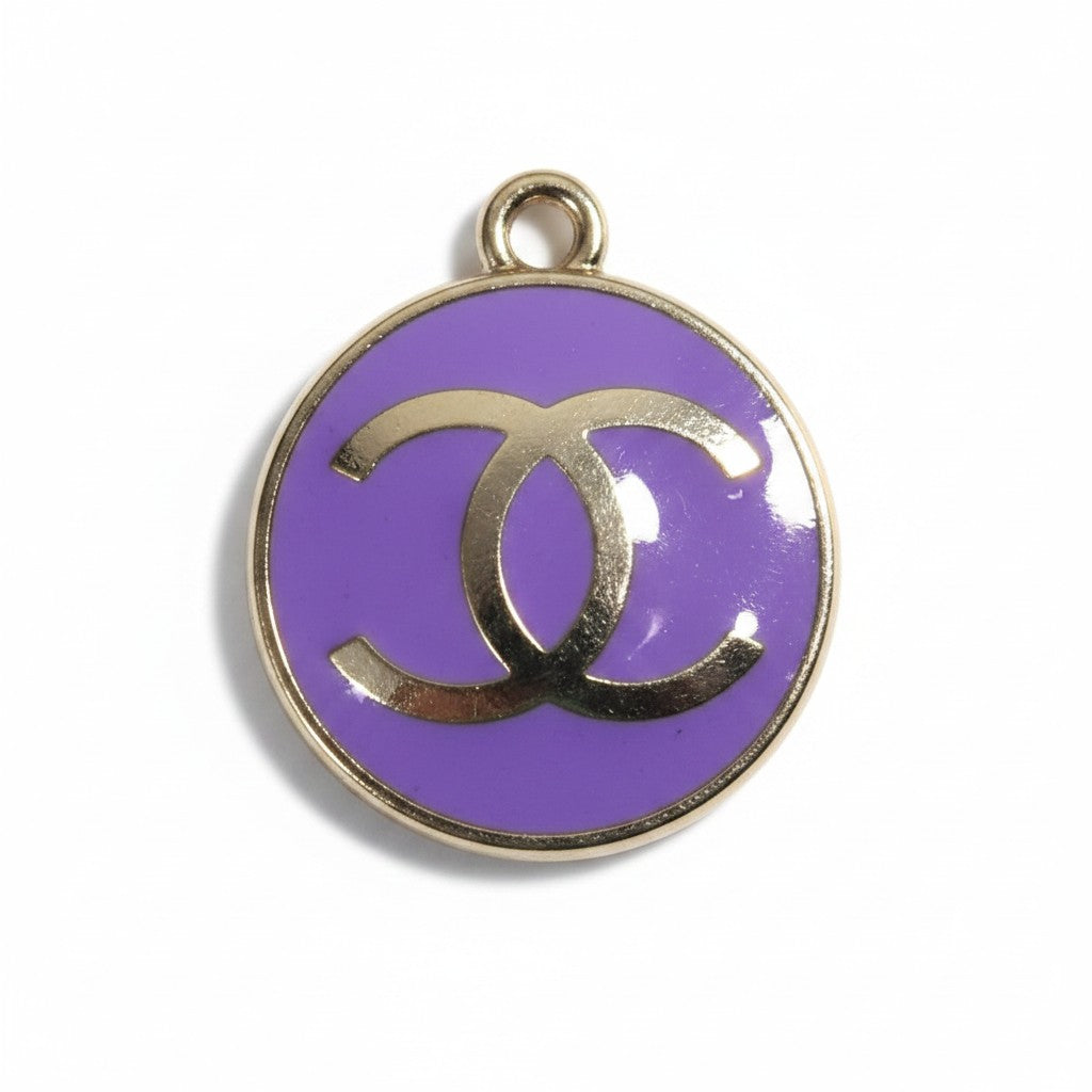 Button Style Colored Charms