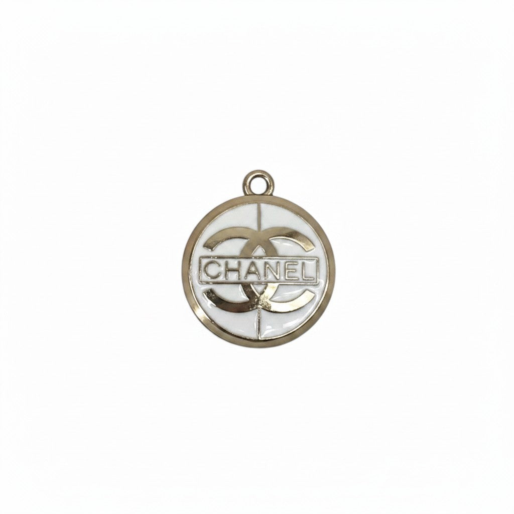Black or White Button Style Charms