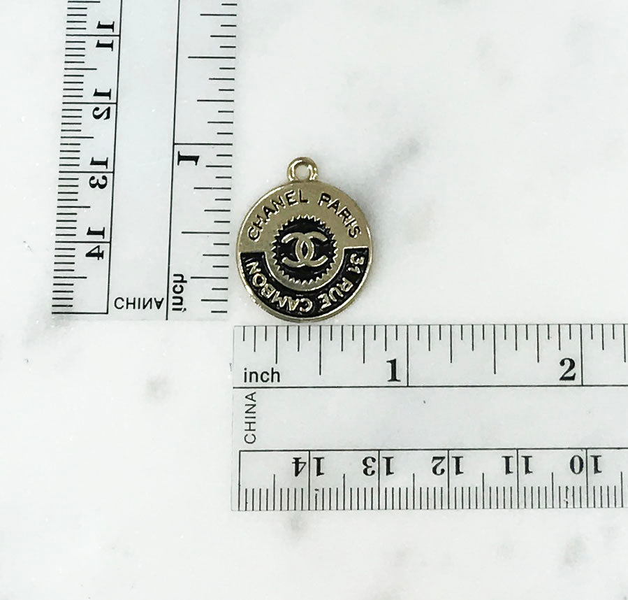 Flat Button Style Charms
