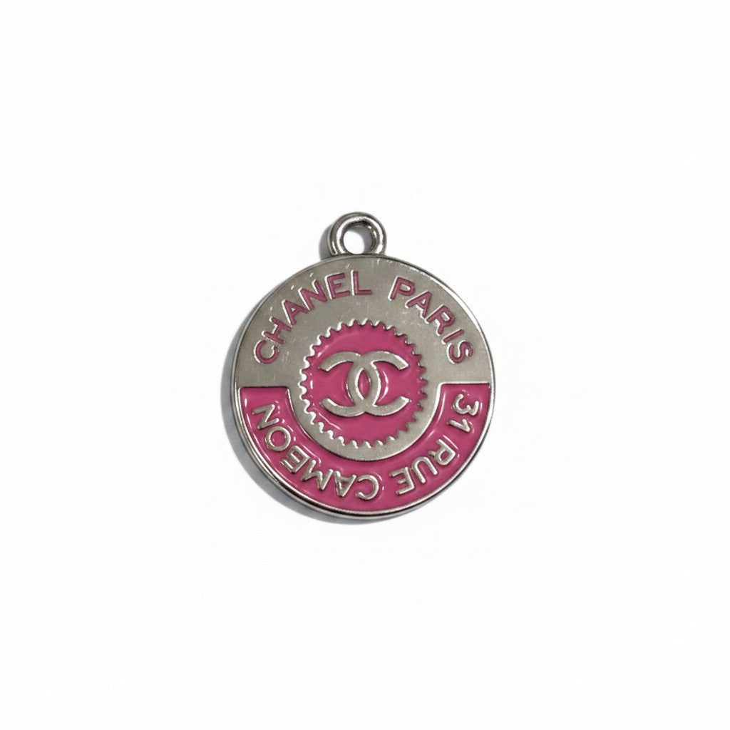 Flat Button Style Charms