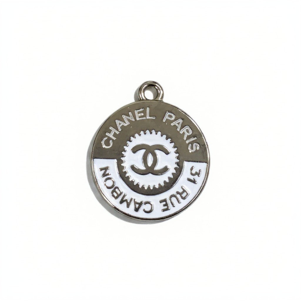 Flat Button Style Charms