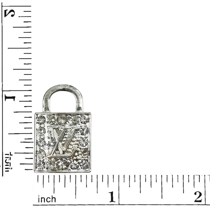Rhinestone Lock Charms
