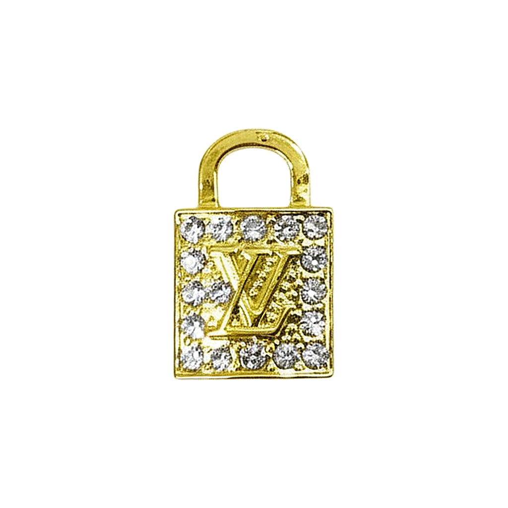Rhinestone Lock Charms