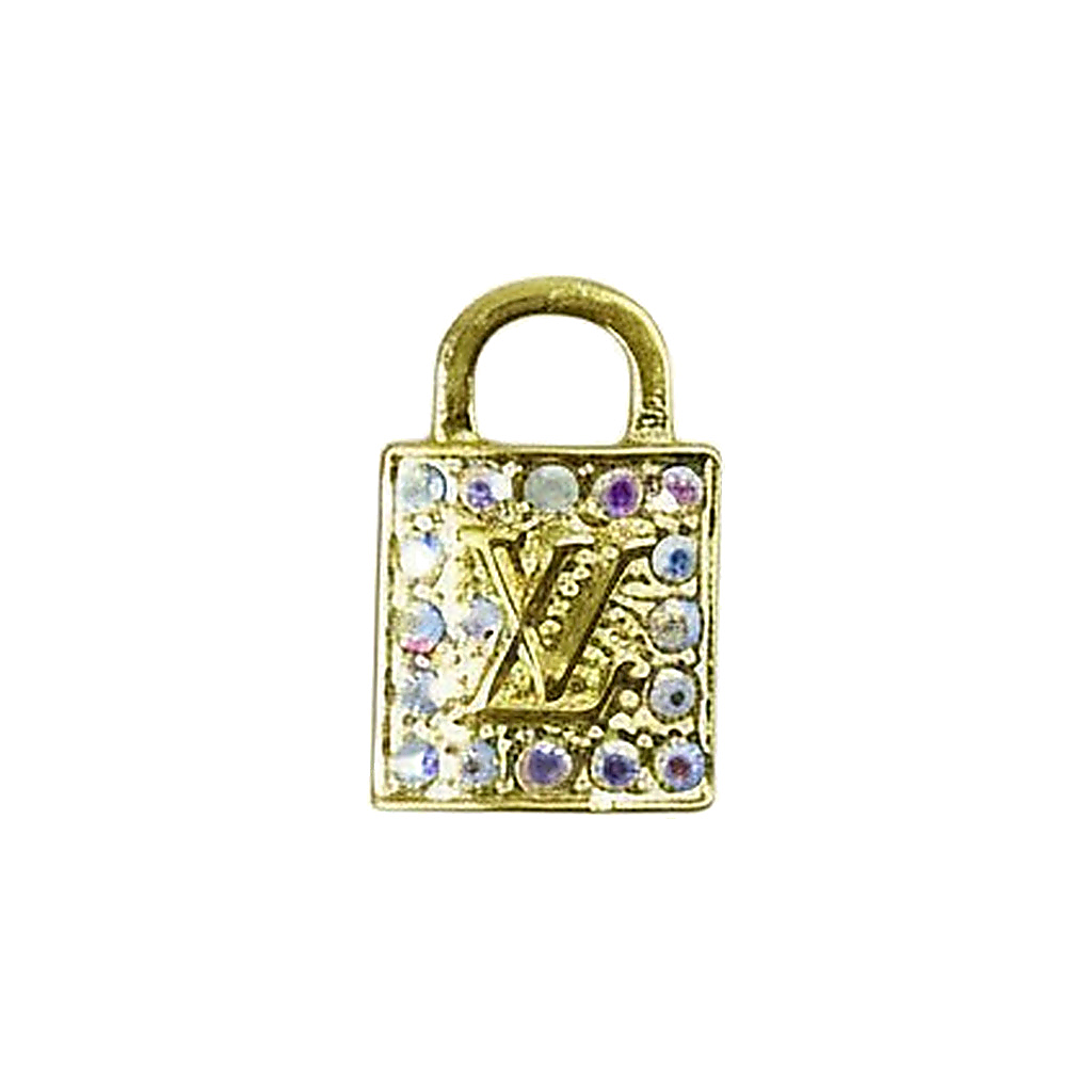 Rhinestone Lock Charms