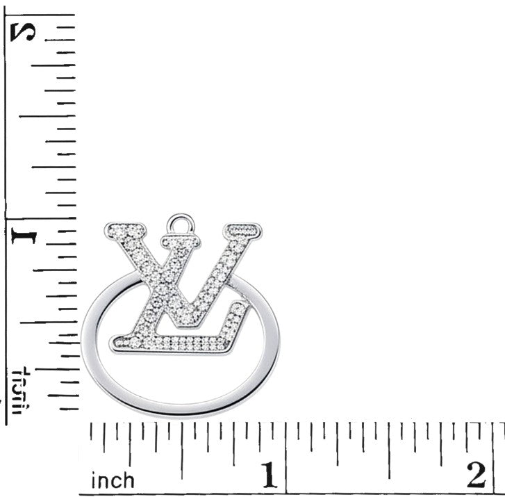 Silver Tone Rhinestone Charms