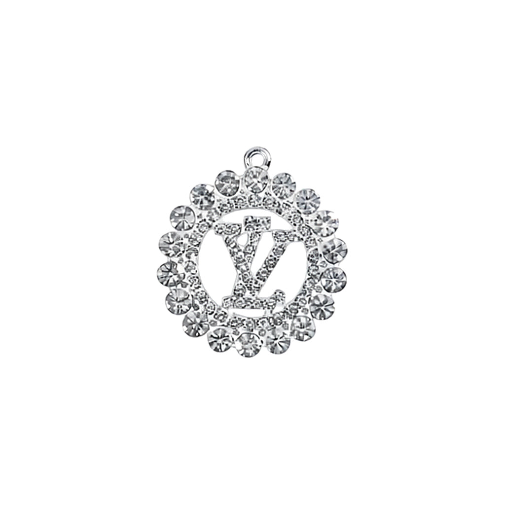 Silver Tone Rhinestone Charms