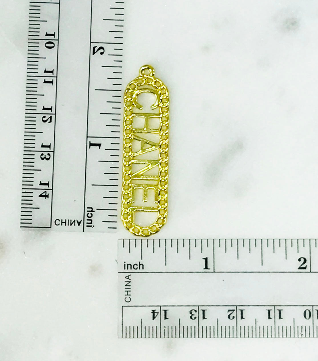 Gold Tone "Classy" Charms