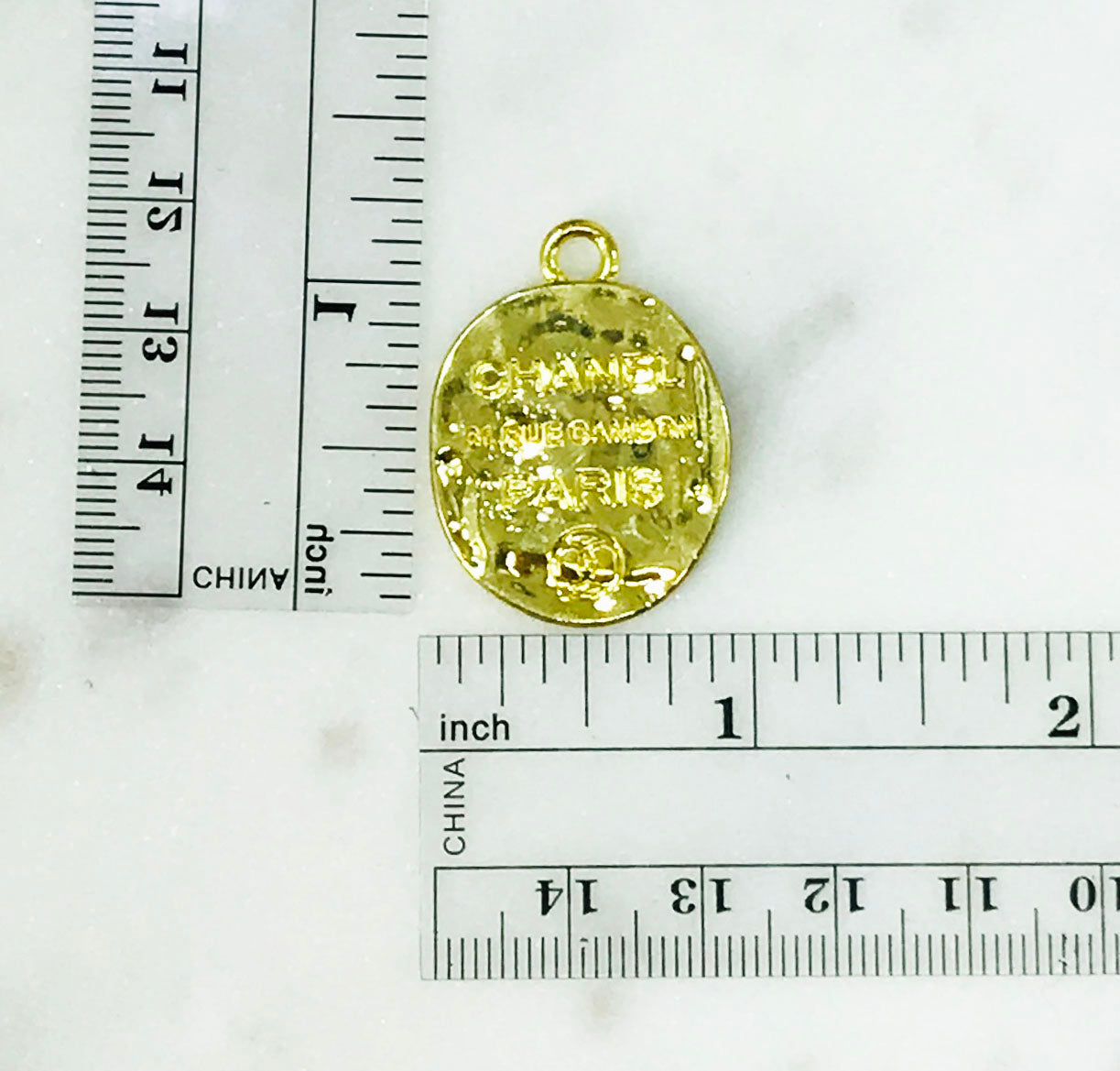 Hammered Engraved Double-Sided Coin Charms