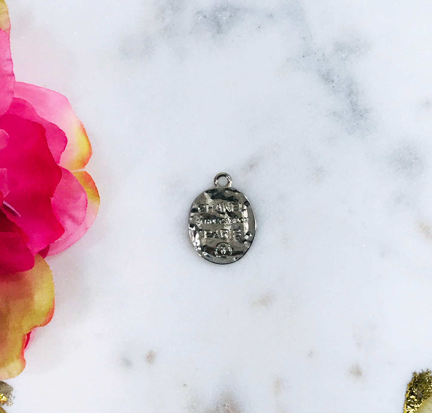 Hammered Engraved Double-Sided Coin Charms