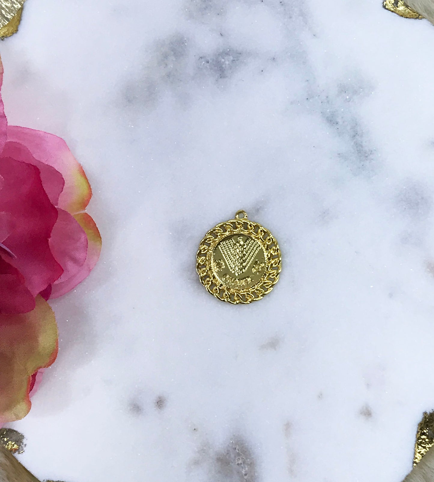 1.25" Round Metal Charms