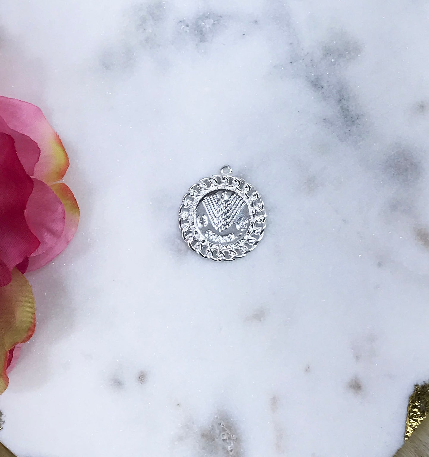 1.25" Round Metal Charms