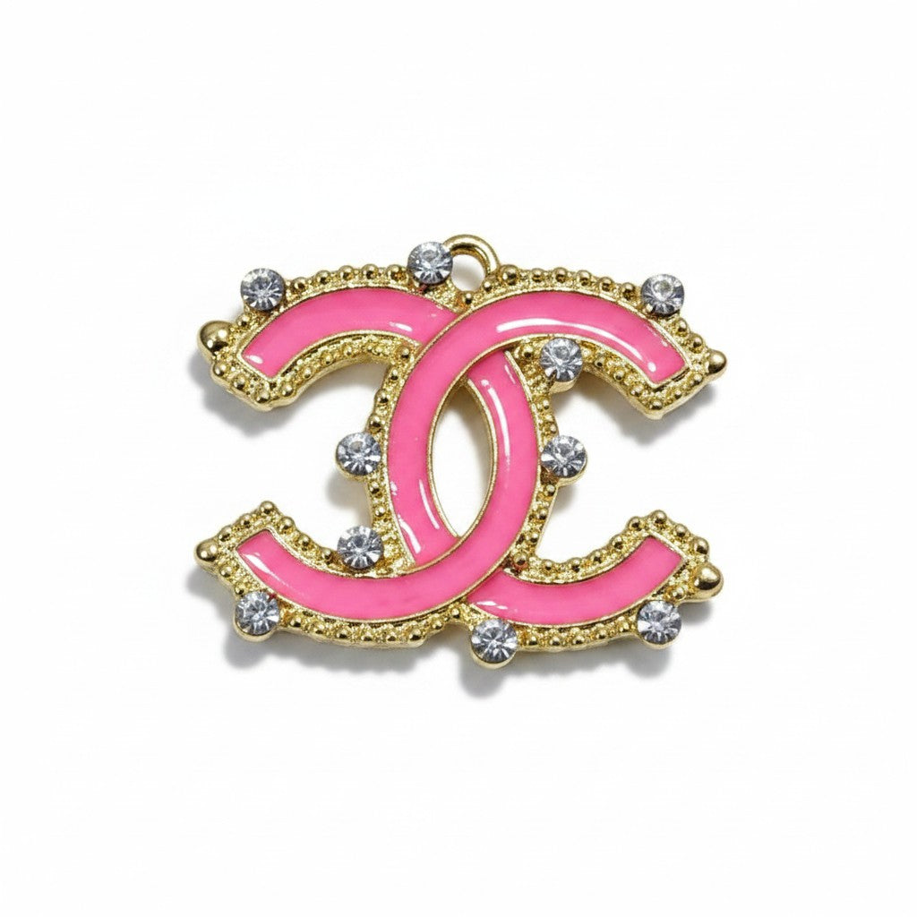 Large Colored Enamel & Rhinestone Charms
