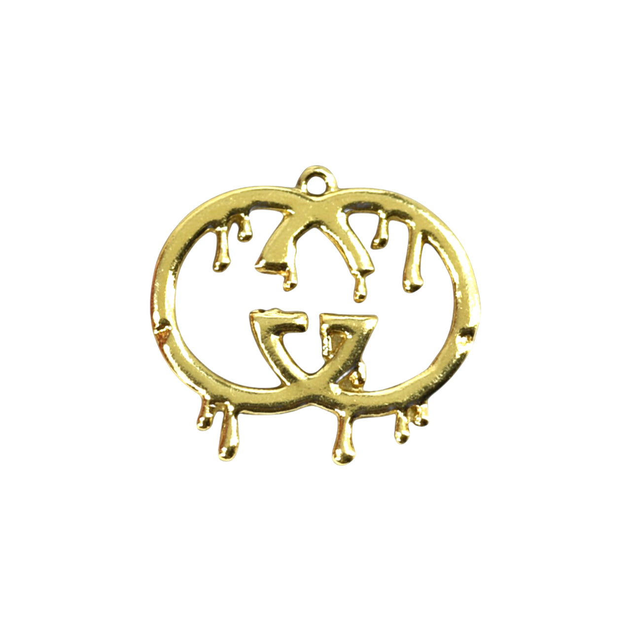 Large Gold Drip Charm