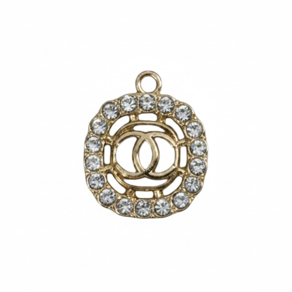 Small Square Rhinestone Charms