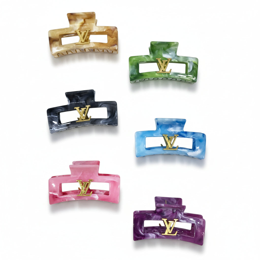 Medium Size Spring LV Hair Clips
