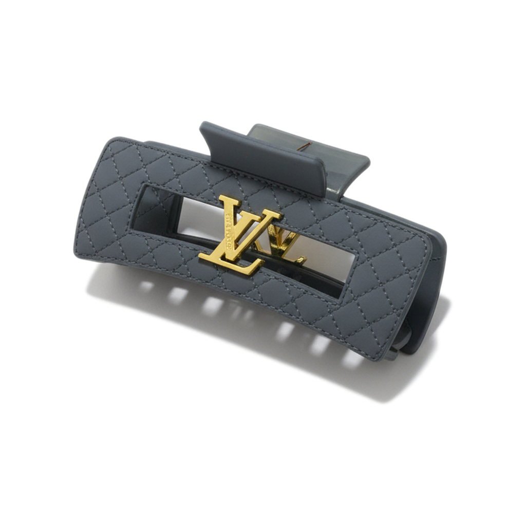 LV Leather Hair Clips