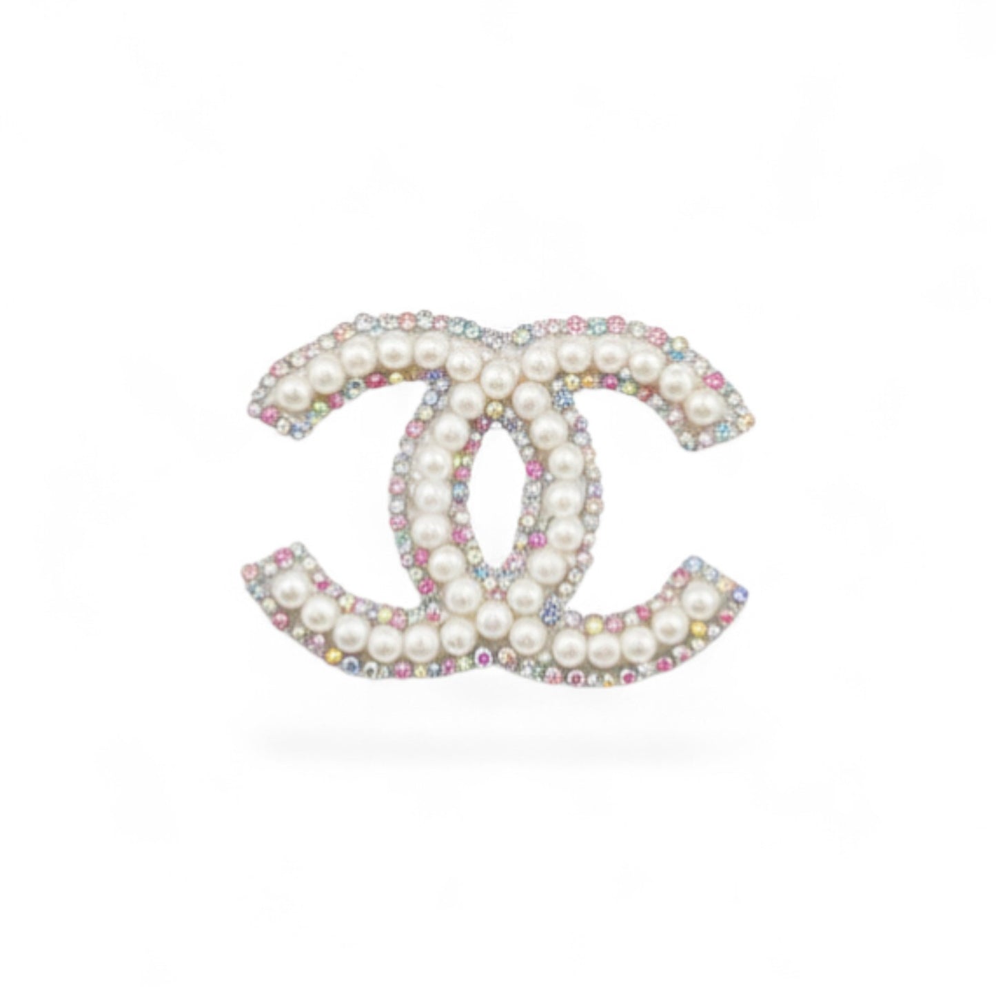 White Pearl & Pastel Glitter Emblems